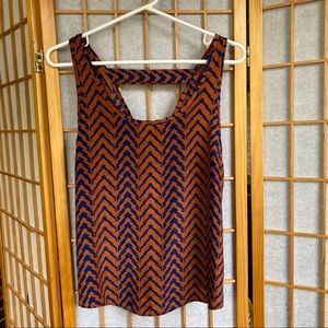 2 for 20! Poetry clothing geometric patterned tank XS